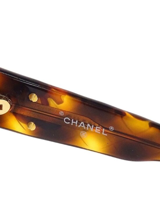 Chanel Sunglasses Eyewear Brown Small Good main image 7